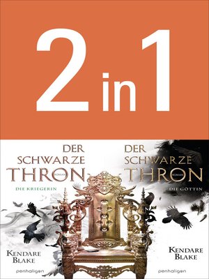 cover image of Der Schwarze Thron--Die Kriegerin / Die Göttin